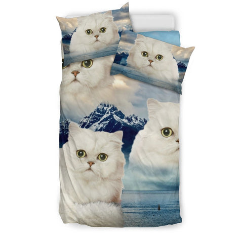Cute Persian Cat Print Bedding Set- Free Shipping