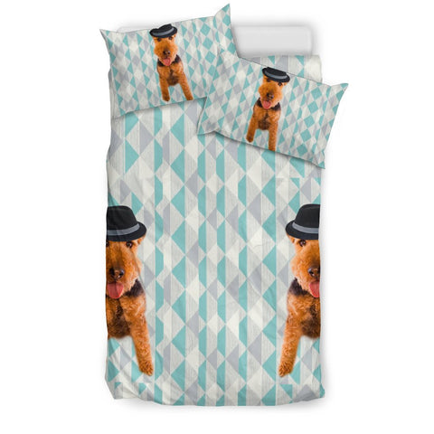 Welsh Terrier Dog With Cap Print Bedding Sets-Free Shipping