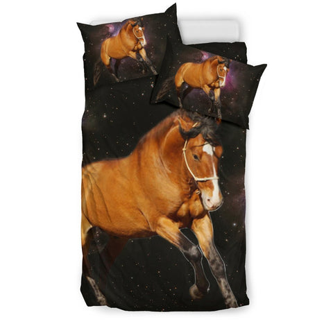 Amazing Belgian horse Print On Space Bedding Sets-Free Shipping