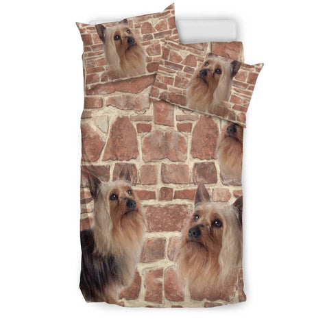 Australian Silky Terrier Print Bedding Set- Free Shipping