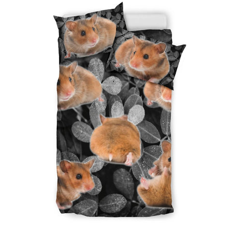 Cute Djungarian Hamster Print Bedding Set- Free Shipping