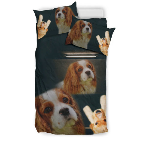 Amazing Cavalier King Charles Spaniel Dogs Print Bedding Sets-Free Shipping