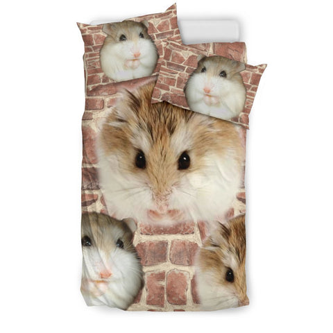 Cute Roborovski Hamster Print Bedding Sets- Free Shipping