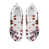 Amazing Borzoi Dog With Red Dots Print Running Shoes For Women-Free Shipping-For 24 Hours Only