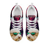 Cute Goldendoodle With Glasses Print Running Shoes For Women- Free Shipping- For 24 Hours Only