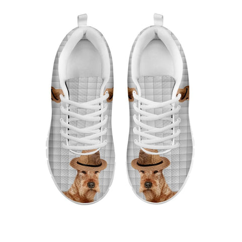 Amazing Irish Terrier With Hat Print Running Shoes For Women-Free Shipping-For 24 Hours Only