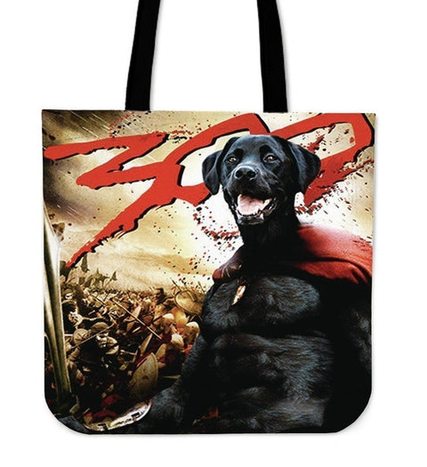 '300' Movie Style Labrador Tote bag - Free Shipping-Paww-Printz-Merchandise