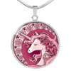 Unicorn Print Luxury Necklace -Free Shipping