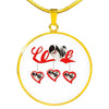 Japanese Chin Print Luxury Necklace-Free Shipping