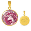 Unicorn Print Luxury Necklace -Free Shipping