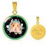 Syrian Hamster Print Luxury Necklace- Free Shipping