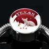 Sphynx Cat Print Circle Charm Steel Bracelet-Free Shipping