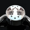 Tonkinese Cat Print Circle Charm Steel Bracelet-Free Shipping