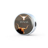 Texas Longhorn Cattle (Cow) Print Circle Steel Bracelet-Free Shipping