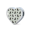 Labrador Retriever Pattern Print Heart Charm Bracelet-Free Shipping
