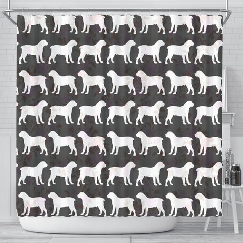 Boreboel Dog Pattern Print Shower Curtains-Free Shipping