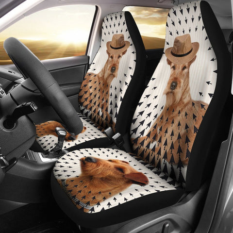 Irish Terrier Print Car Seat Covers- Free Shipping