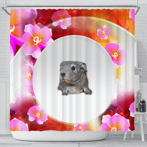 Guinea Pig Print Shower Curtain-Free Shipping