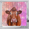 Limousin Cattle (Cow) Print Shower Curtains-Free Shipping
