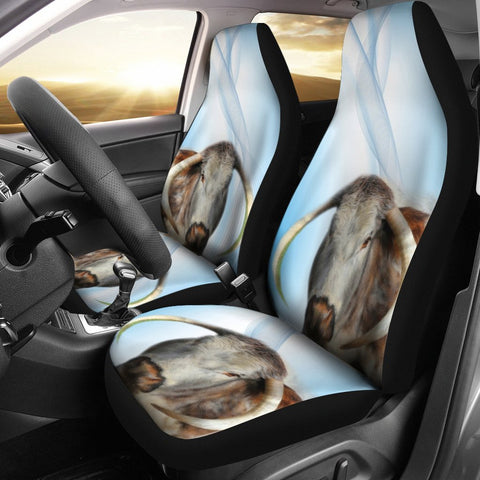 Amazing English Longhorn Cattle (Cow) Print Car Seat Covers-Free Shipping