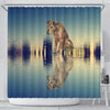 Amazing Irish Terrier Dog Print Shower Curtain-Free Shipping
