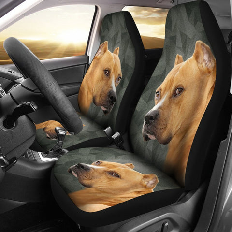Staffordshire Bull Terrier Print Car Seat Covers-Free Shipping