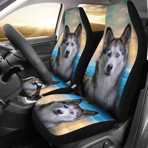 Siberian Husky Print Car Seat Covers- Free Shipping