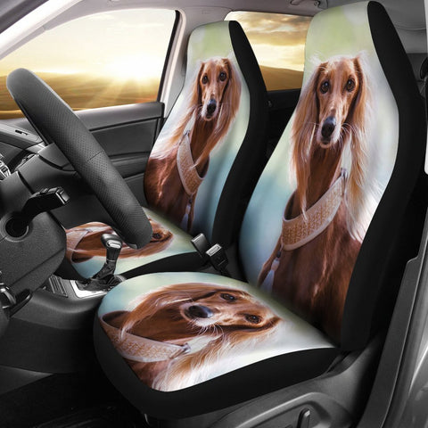 Lovely Saluki Dog Print Car Seat Covers-Free Shipping