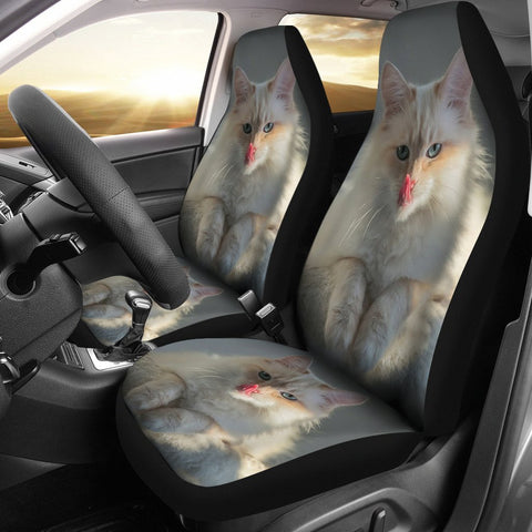 Cute Birman Cat Print Car Seat Covers-Free Shipping