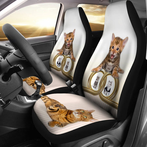 Bengal cat Print Car Seat Covers-Free Shipping