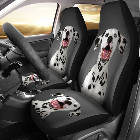 Cute Dalmatian Dog Print Car Seat Covers-Free Shipping