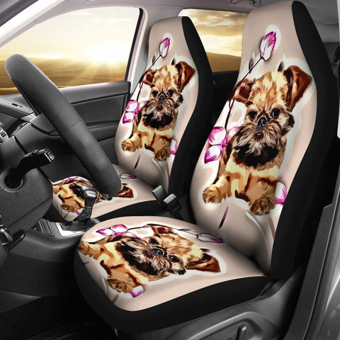 Brussels Griffon Dog Print Car Seat Covers-Free Shipping