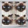 Himalayan Cat Print Shower Curtain-Free Shipping