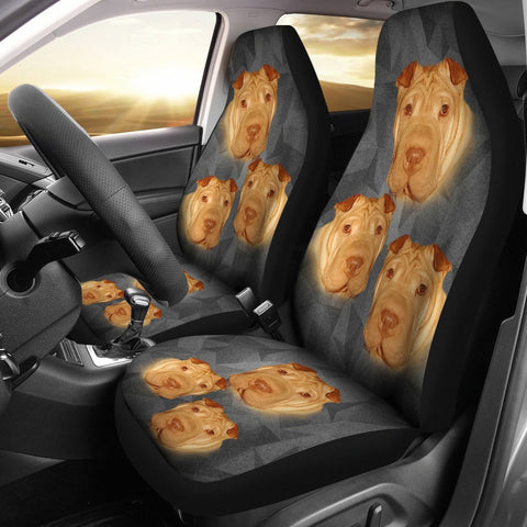 Chinese Shar Pei Print Car Seat Covers-Free Shipping