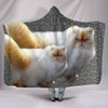 Himalayan Cat Print Hooded Blanket-Free Shipping