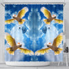 Salmon Crested Cockatoo Print Shower Curtains-Free Shipping