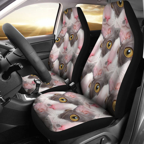 Cornish Rex Cat Print Car Seat Covers-Free Shipping