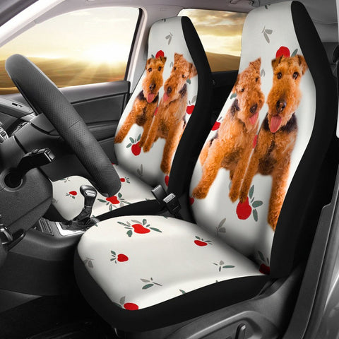 Welsh Terrier Print Car Seat Covers-Free Shipping
