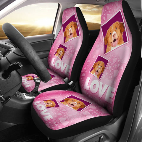 Nova Scotia Duck Tolling Retriever Love Print Car Seat Covers-Free Shipping