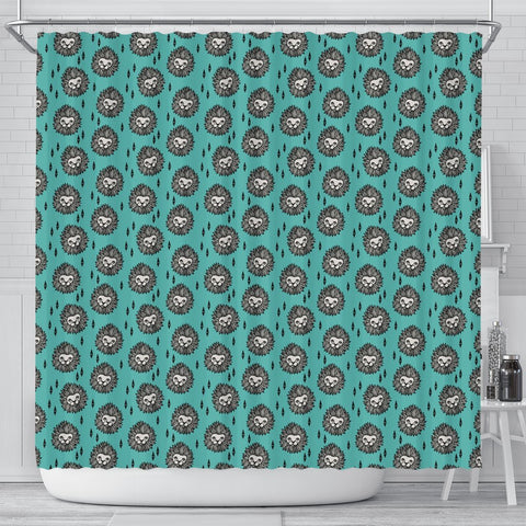Lion Pattern Print Shower Curtains-Free Shipping
