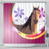 Kiger Mustang Horse Print Shower Curtain-Free Shipping