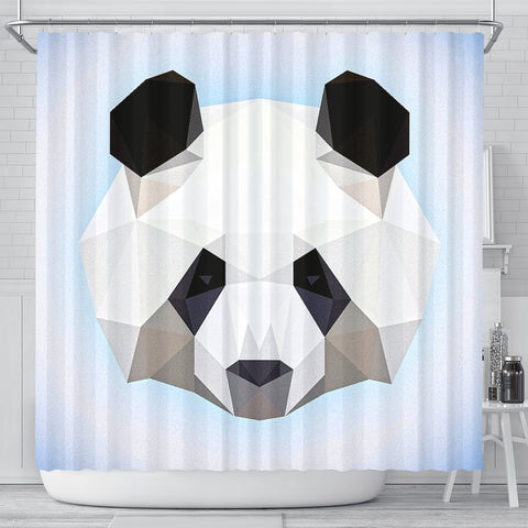 Lovely Panda Art Print Shower Curtains-Free Shipping