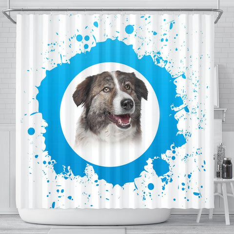 Amazing Aidi Dog Print Shower Curtain-Free Shipping
