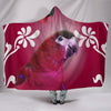 Mini Macaw Parrot Print Hooded Blanket-Free Shipping