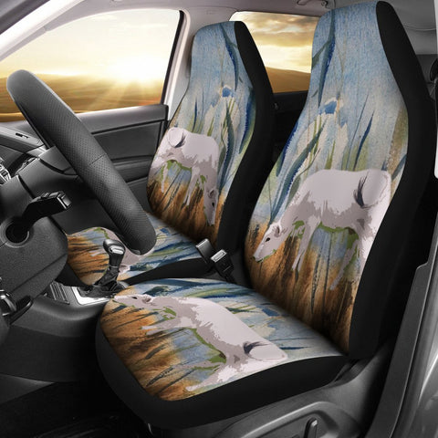 Chianina Cattle (Cow) Print Car Seat Covers-Free Shipping