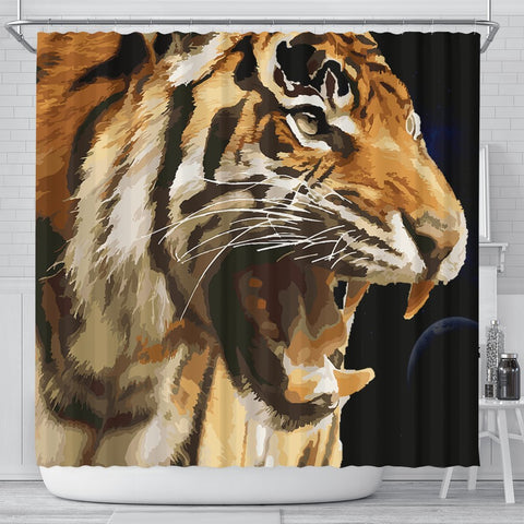 Amazing Tiger Art Print Limited Edition Shower Curtains-Free Shipping