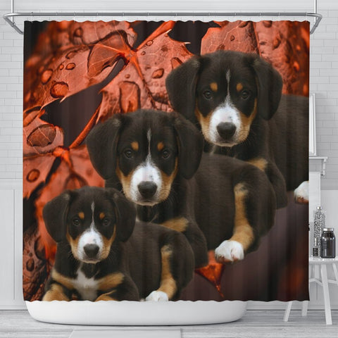 Entlebucher Mountain Dog Print Shower Curtains-Free Shipping