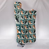 Cavalier King Charles Spaniel Dog Pattern Print Hooded Blanket-Free Shipping