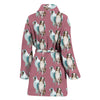 Australian Shepherd Dog Pattern Print Women's Bath Robe-Free Shipping