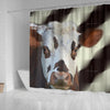 Normande Cattle (Cow) Print Shower Curtain-Free Shipping